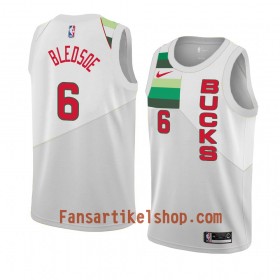 Milwaukee Bucks Trikot Eric Bledsoe 6 2018-19 Nike Weiß Swingman - Herren